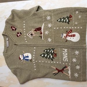 Women's Long Sleeve Zip Cardigan